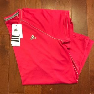 NWT Adidas Pink Climacool Exercise Shirt size XL